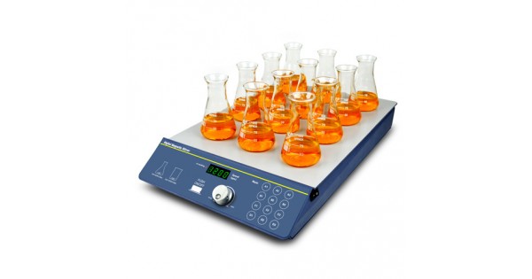 Magnetic stirrer with 12 stirring points at 1200rpm | BT Lab Systems