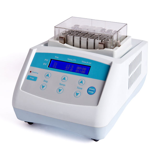 Dry Bath Incubator, programmable heating and cooling to 10C BT Lab